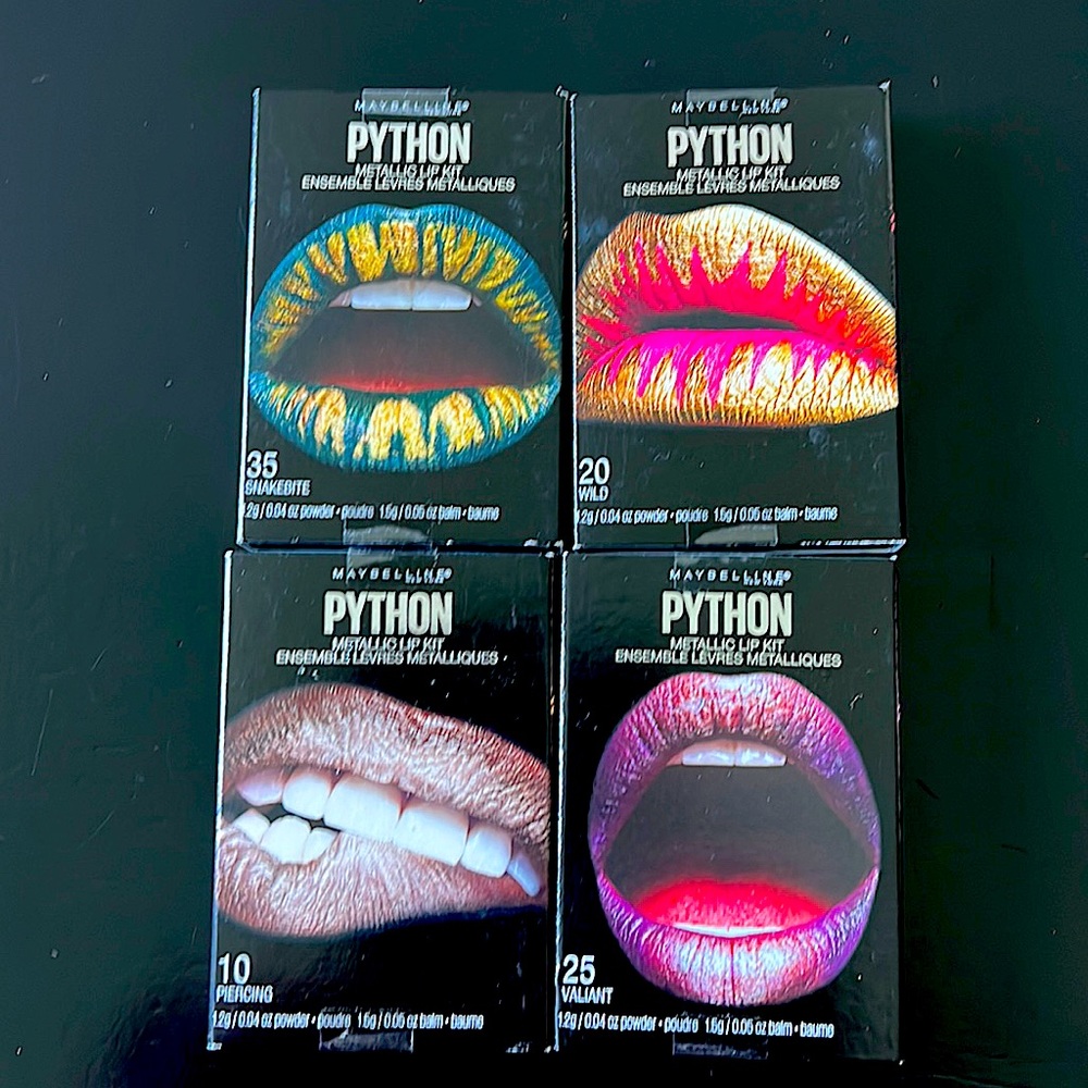4 Bundle Maybelline PHYHON Lip Kits